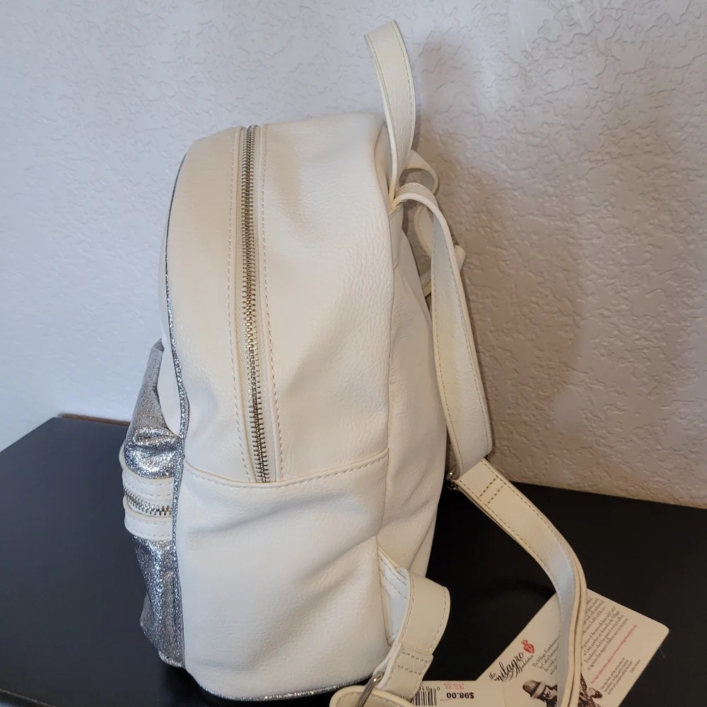 Carlos Santana Novelty BackPack white silver